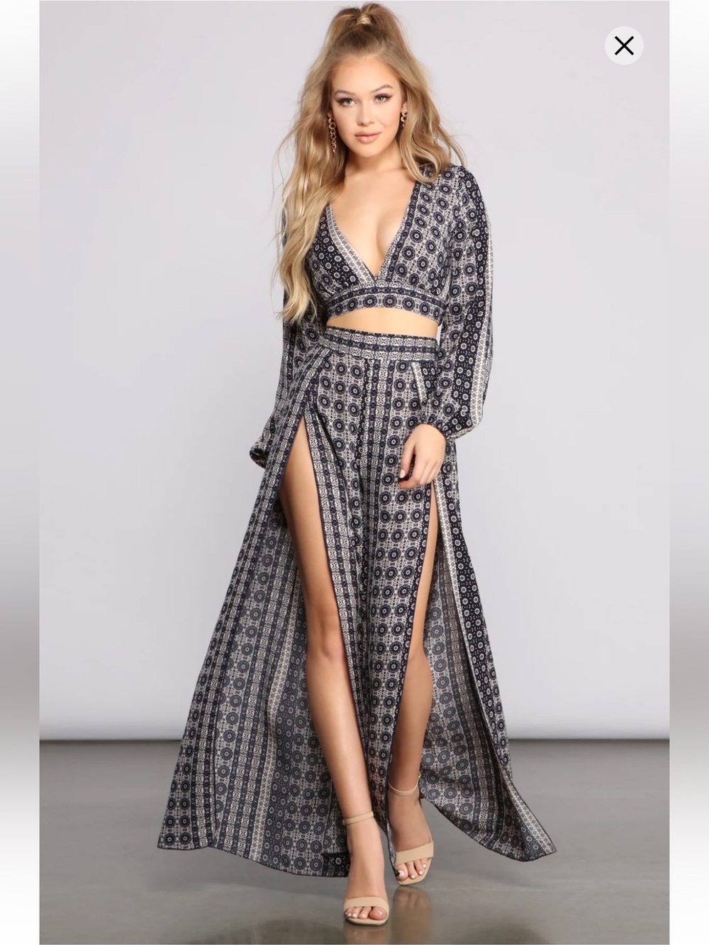 Windsor Bohemian Stunner Tulip Set Pants and Top